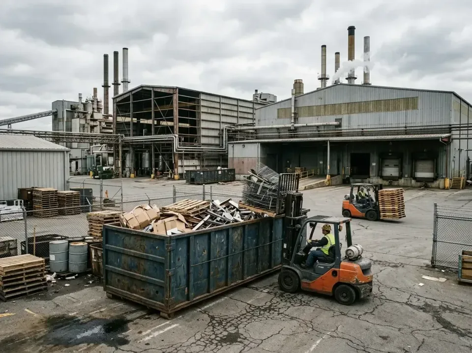 industrial-factory-scrap-conta-003 — frequently asked questions, Cheap Roll-off Dumpster Rentals in Russellville, AL